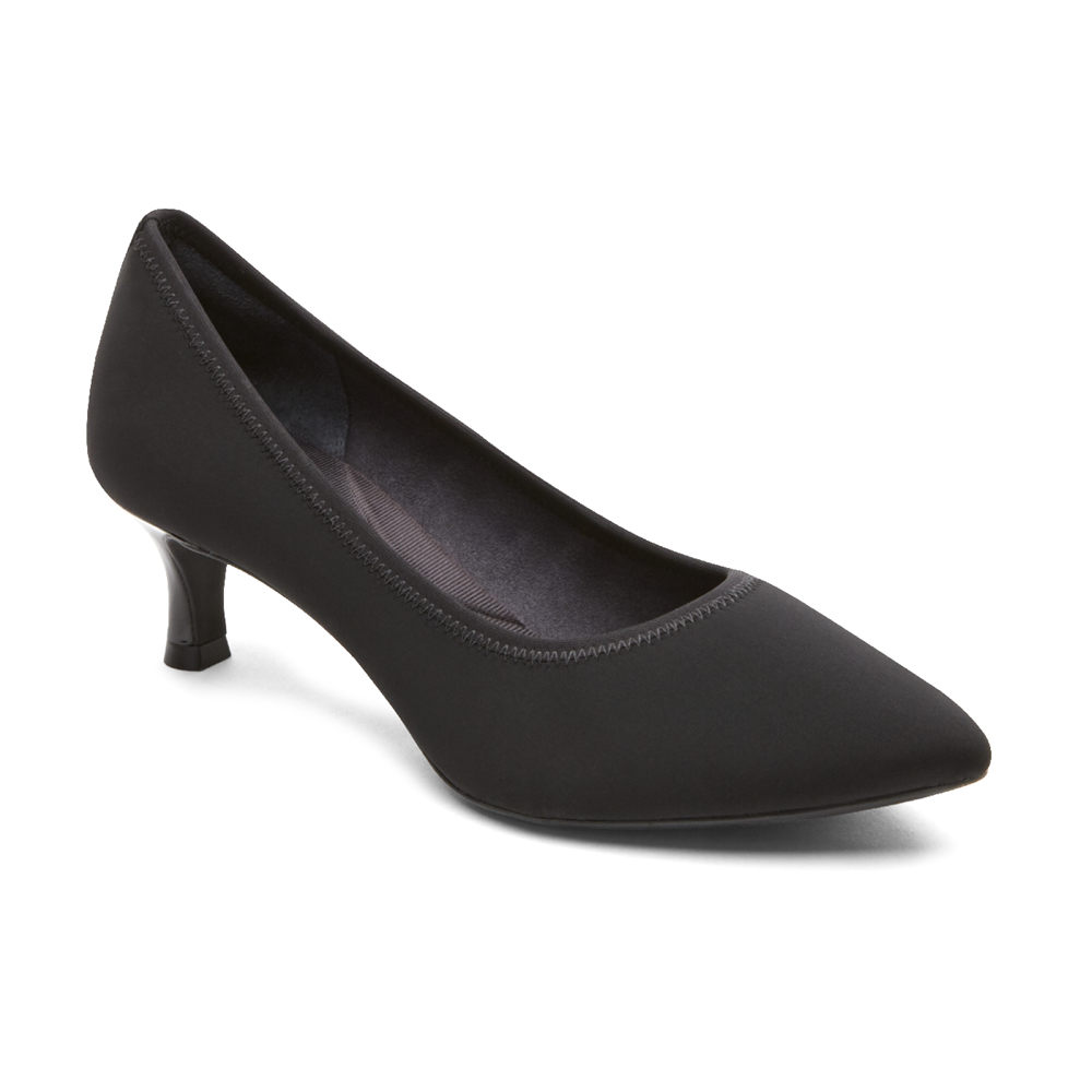 Rockport Singapore Womens Heels - Total Motion Jessa Gore Black - VA7026948